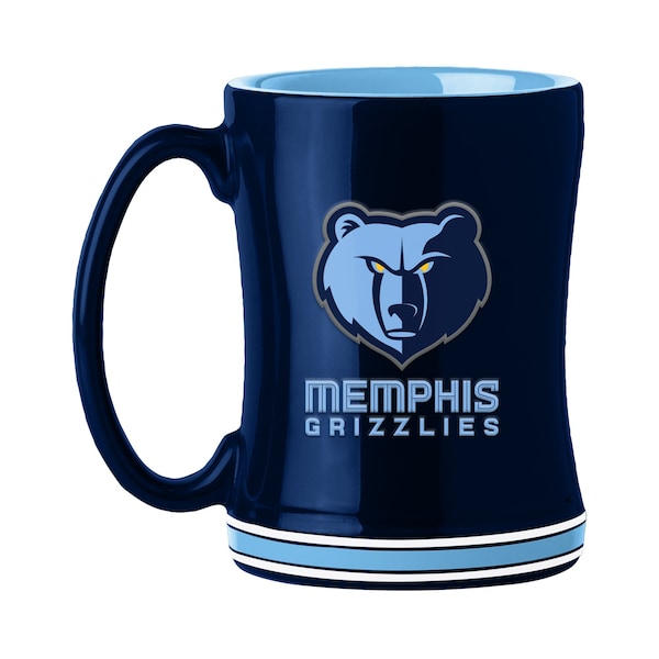 Logo Brands Memphis Grizzlies 14oz Relief Mug 714-C14RM - main
